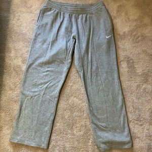 Grey Nike sweatpants